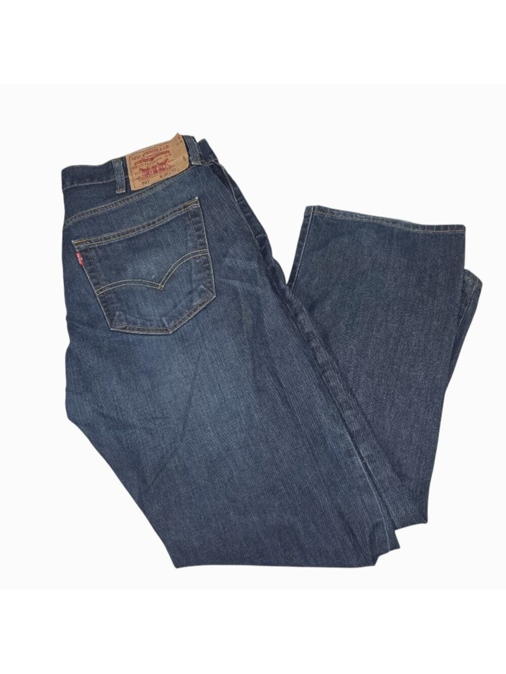 Levi's 501 XX Mens Regular Fit Button Fly Dark Blue Denim Jeans Size 38x30
